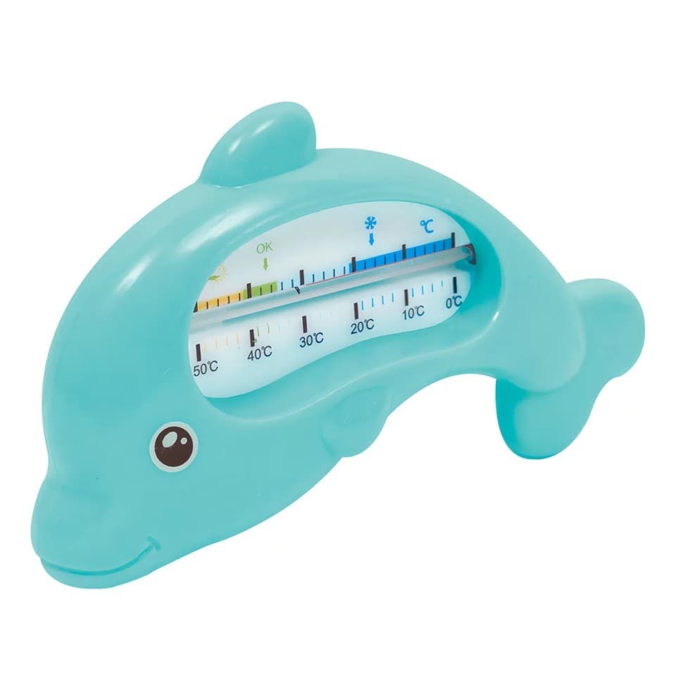 Termometro De Banho Infantil Golfinho Para Banheira de Bebê Agua Buba