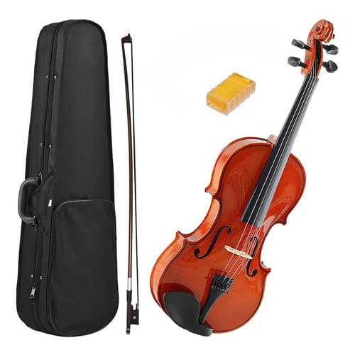 Violino MARINOS Infantil Regulado Luthier Madeira 3/4 1/2 1/4 1/8 Estudo Completo