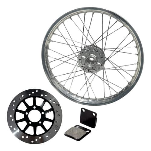 Roda Dianteira Titan 150 Start Com Disco De Freio + Pastilha