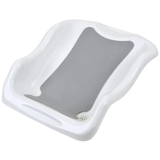 Redutor Assento Para Banheira Bebê Plástica Branco - Burigotto Baby