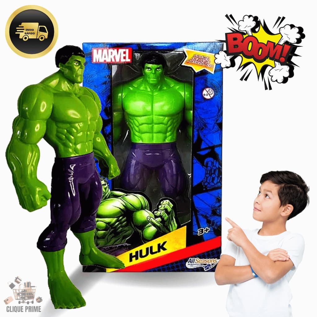 Boneco Hulk Marvel Articulado Vingadores 22 Cm