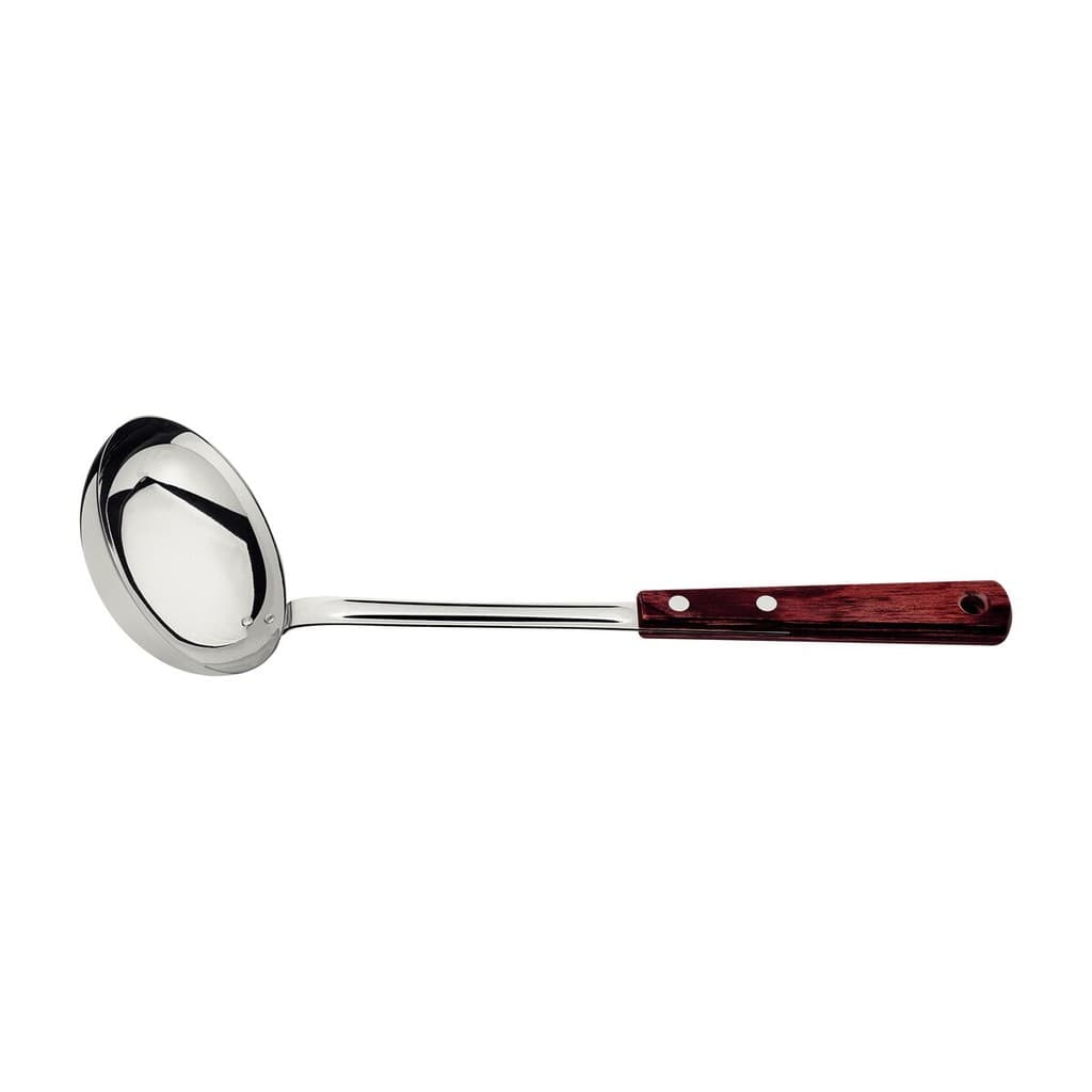 Concha Inox Polywood Cabo Madeira Vermelho Tramontina