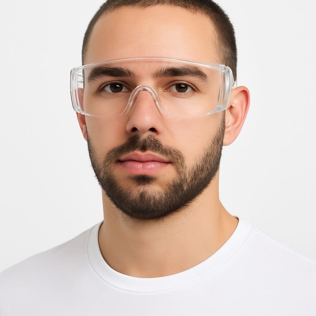 5 Oculos De Proteção Transparente C/ EPI