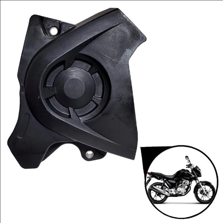 Tampa Pinhão Honda CG 160 Titan 160 Fan 160 Start 160 / 2015 até 2022 -Preto  Mod. Original