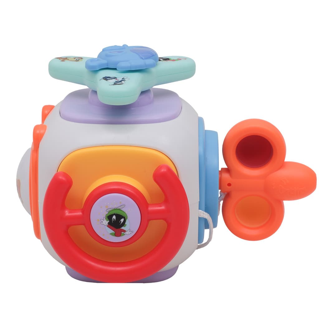 Brinquedo Interativo 8 Atividades para Bebês Rubik Mexe-Mexe Looney Tunes Warner +1M