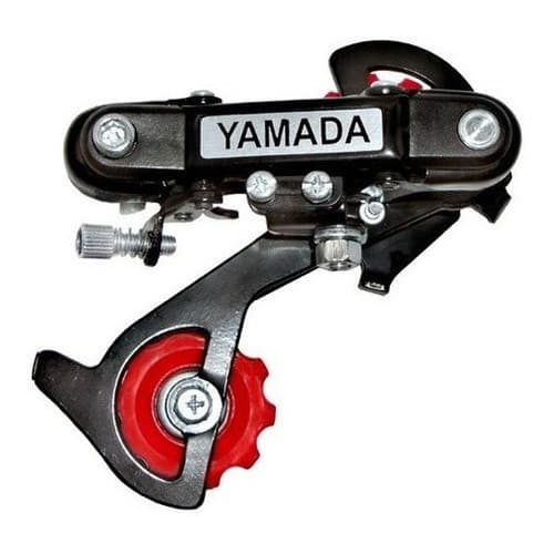 CÂMBIO TRASEIRO YAMADA 6V 7V SEM GANCHEIRA PRETO BIKE