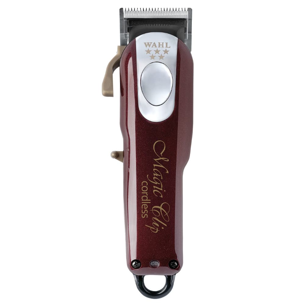 Máquina de Corte Wahl Magic Clip Cordless Sem fio Vermelha Bivolt