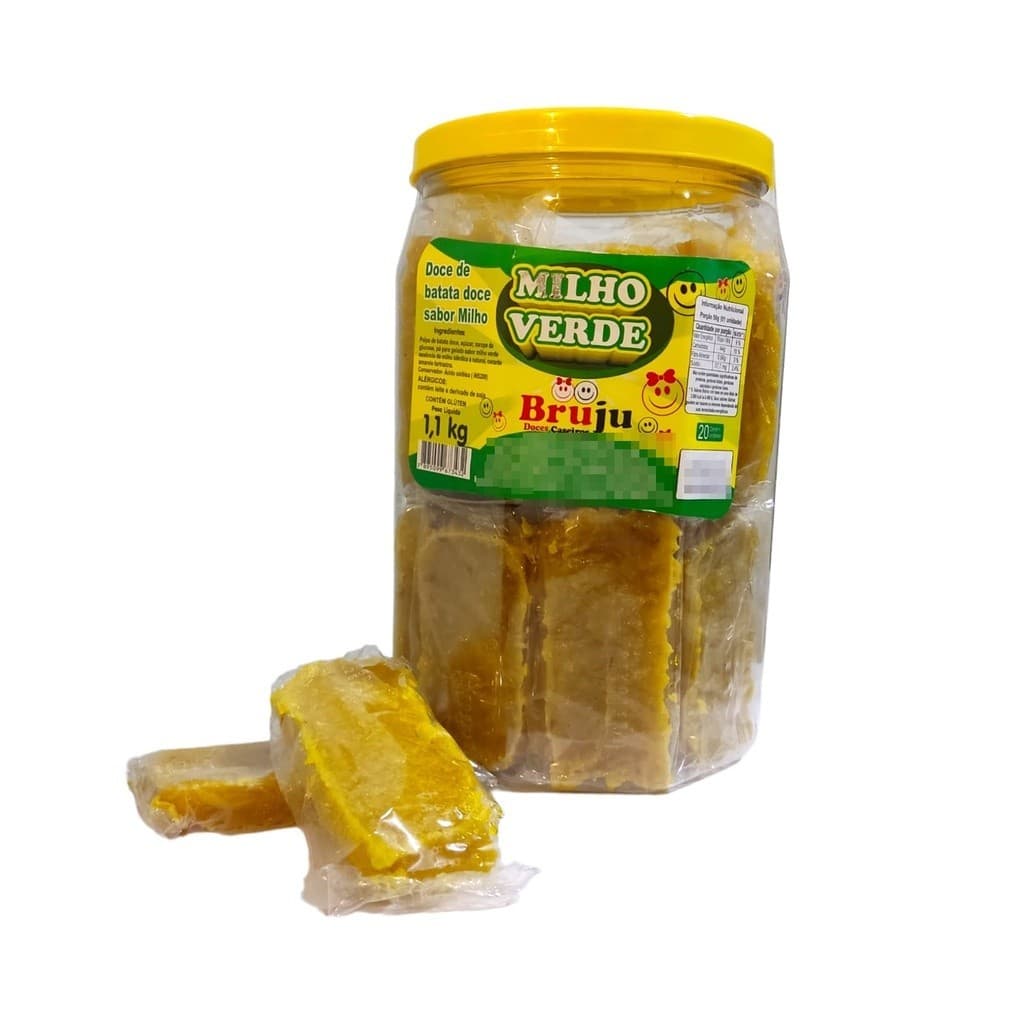 Doce de Milho Verde 1,1Kg Bruju festa junina sobremesa