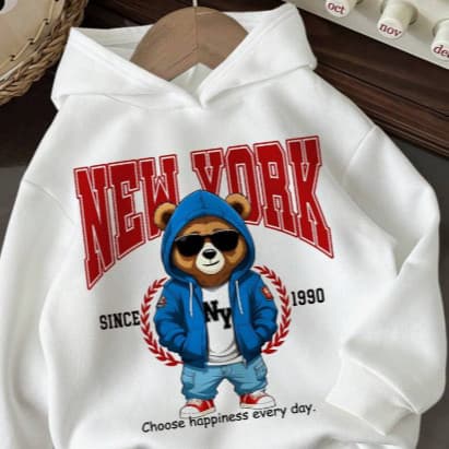 Moletom Infantil para Crianças Flanelado Várias Cores