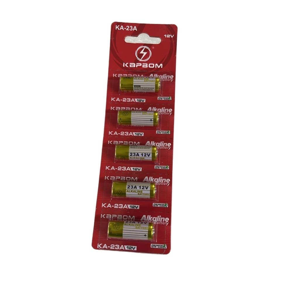 （ HOT ) Bateria 12V 23a Cartela C/ 5 Pilhas Alkalina - KL-23A