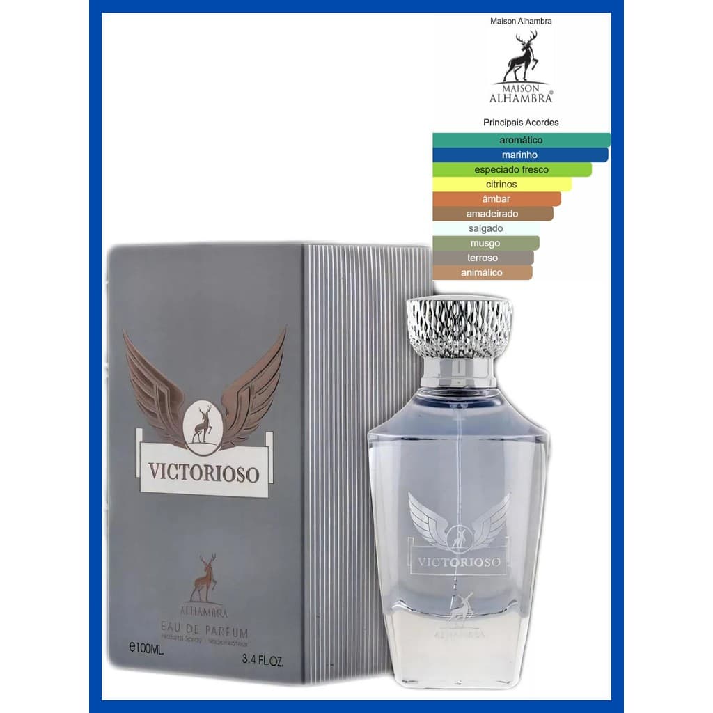 Perfume Árabe Masculino Victorioso Maison Alhambra Edp Original | Importado