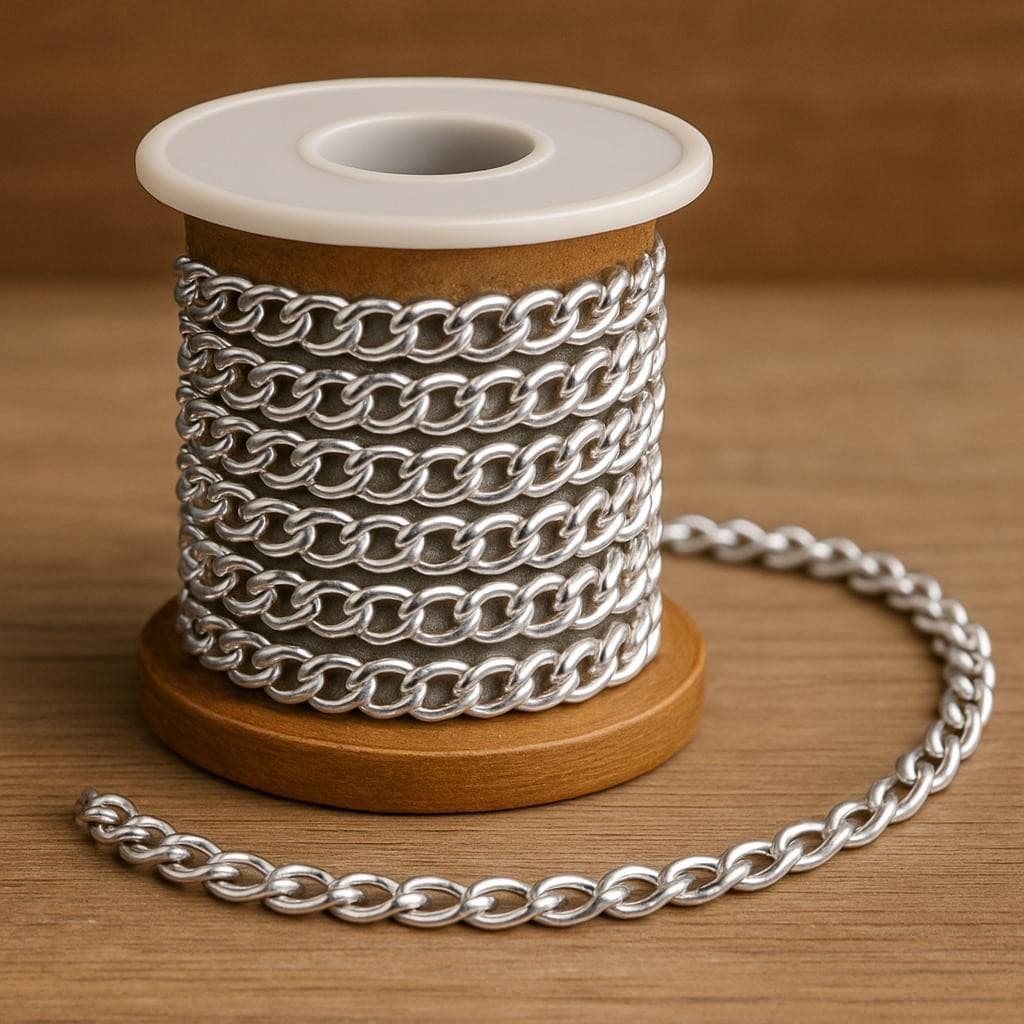 Corrente de Metal Premium Lixada para Alças de Bolsas Artesanato Acessórios Cintos Universal