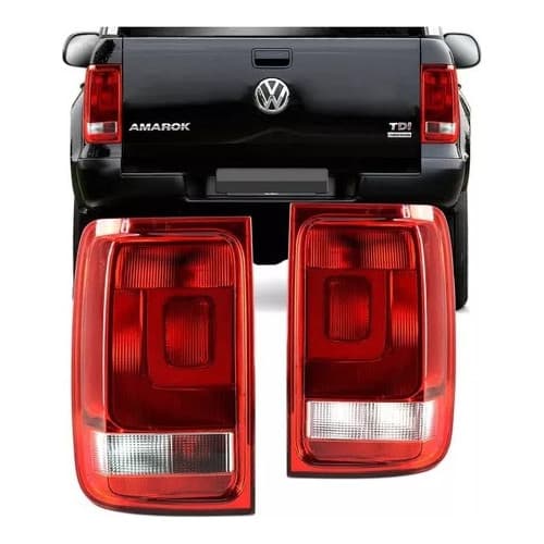 Par Lanterna Amarok Cristal 2010 a 2014 Esquerdo + Direito