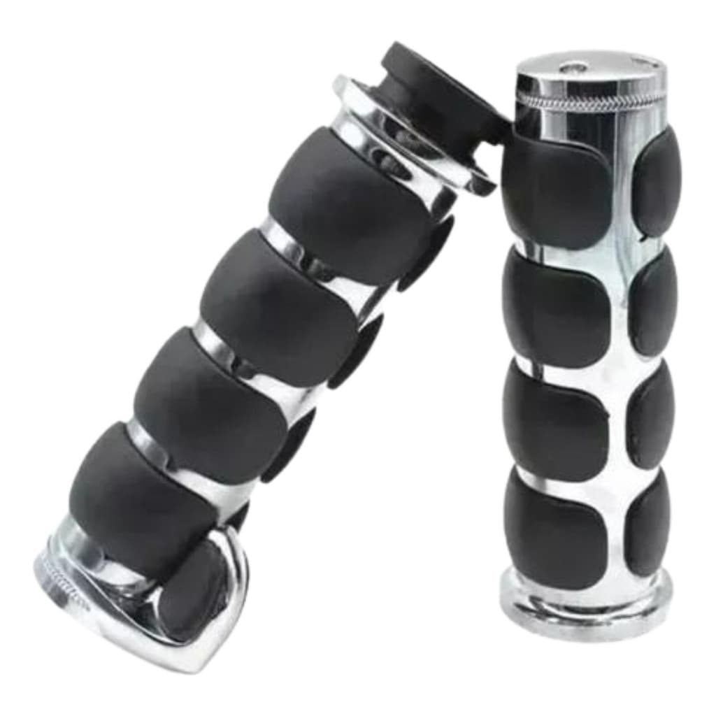 Manopla Moto Cromada Shadow 600 750 Punho 1 Polegada