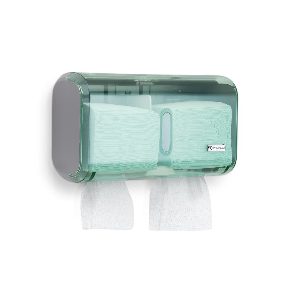 Dispenser Papel Higiênico Cai-Cai Urban Diamante Cor Verde - Premisse