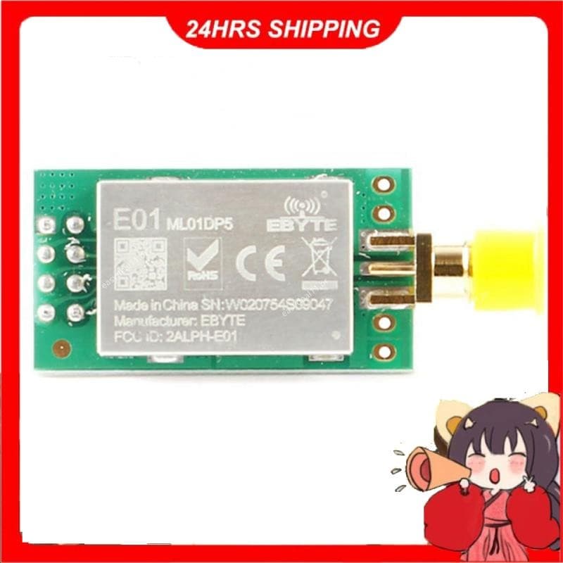 E01-ML01DP5 NRF24L01P + PA + LNA 2.4G Módulo Transceptor Sem Fio 2500M RF De Controle Remoto