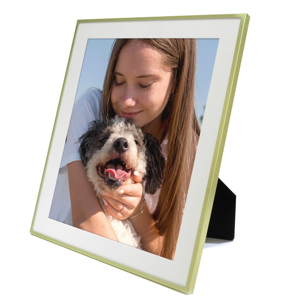 Porta Retrato Foto 20x25 Borda Dourada Paspatur