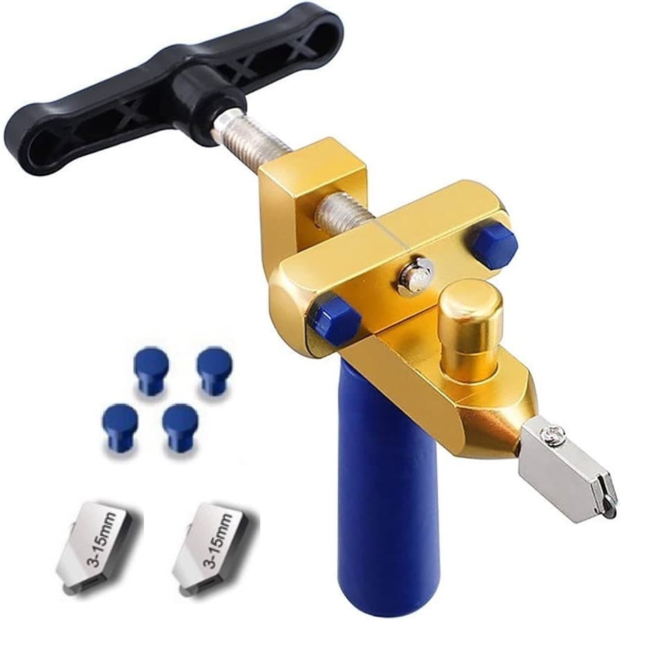Cortador De Vidro Corta Vidro Espelhos Porcelanato Ferramenta Prática Resistente Premium