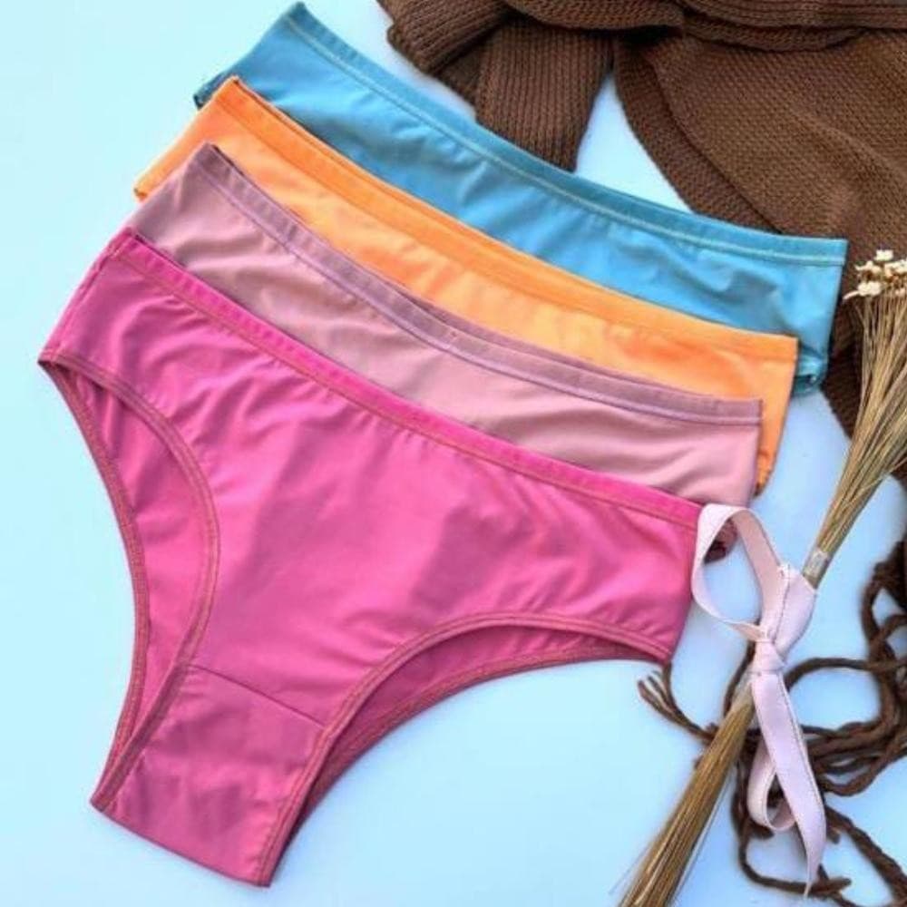 Kit 10 Calcinhas ALGODÃO – Ajuste Perfeito , macia ,conforto