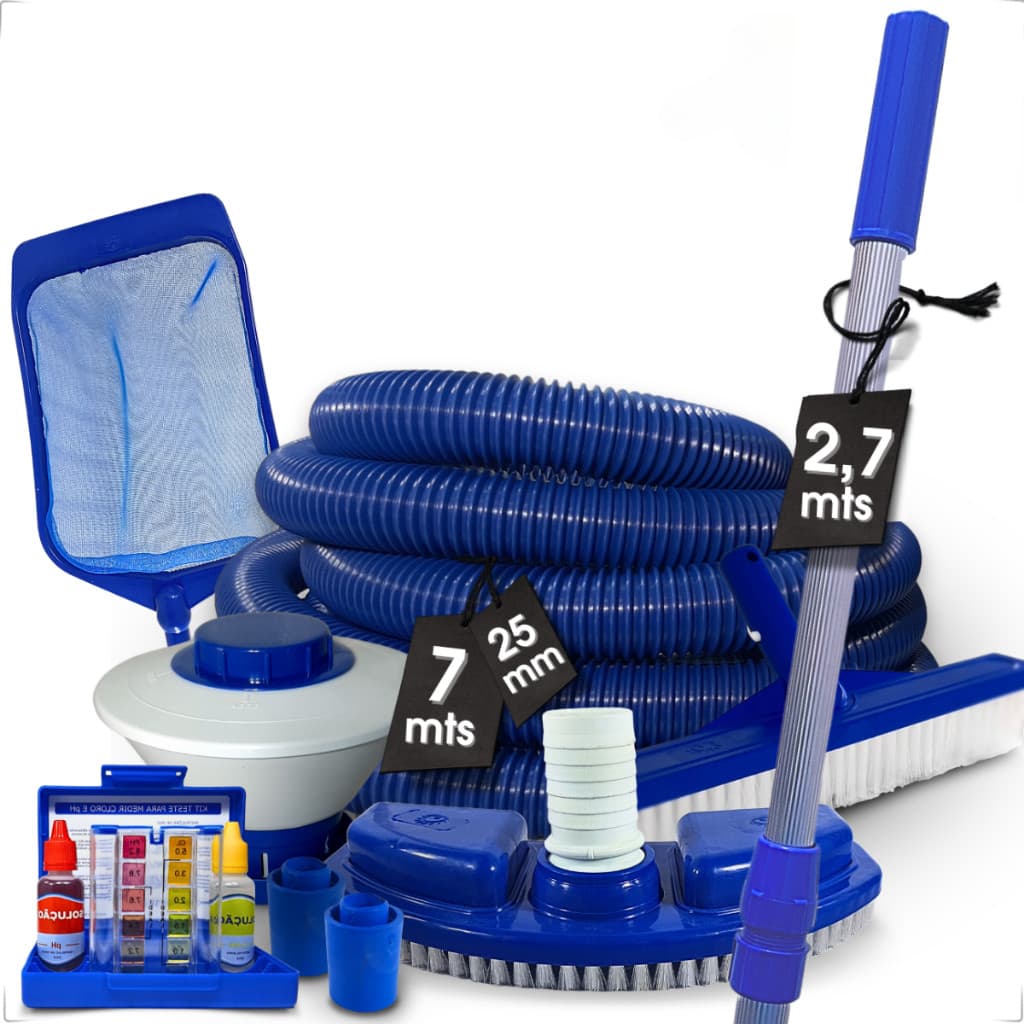 Kit Limpeza Para Piscina Grande Inflável Estrutural Desmontável
