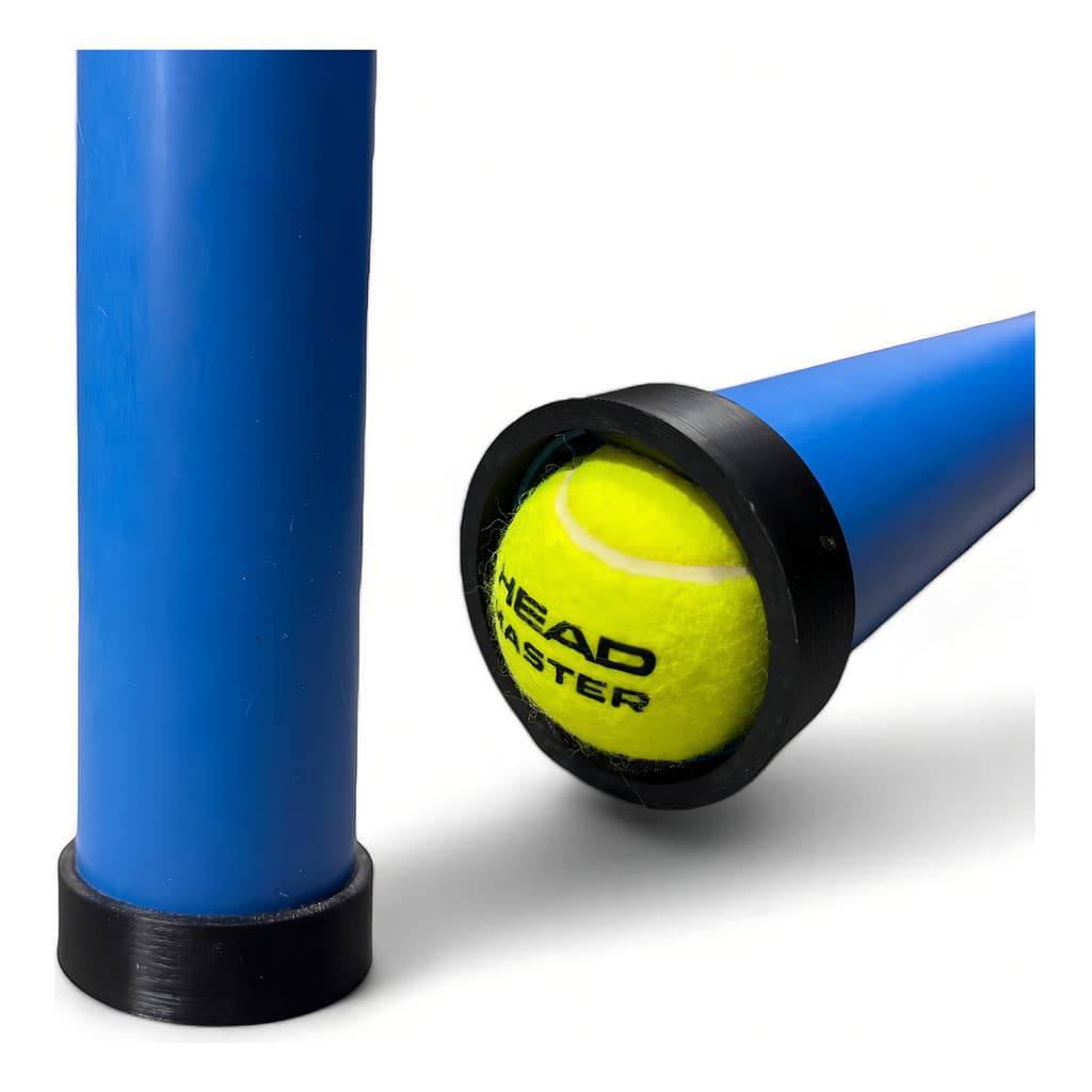 Kit 3 Ponteiras Coleta Apanhador Bola Tênis Beach Tennis Pega Bolinha
