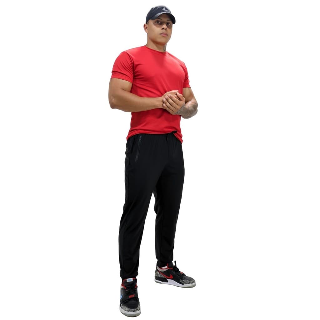 Calça Jogger Elastano Importada Masculina Academia Sport Fitness Caminhada