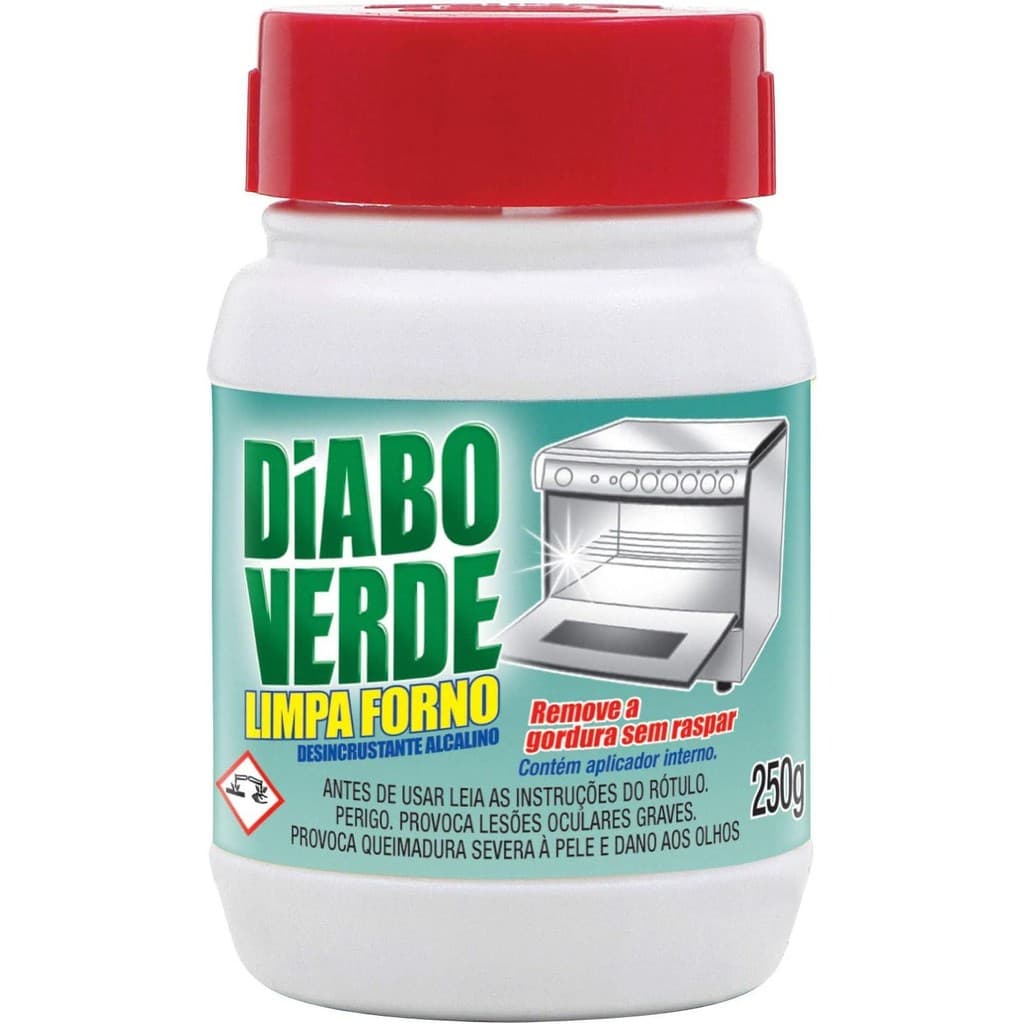 Limpa Forno Tradicional 250g, Diabo Verde
