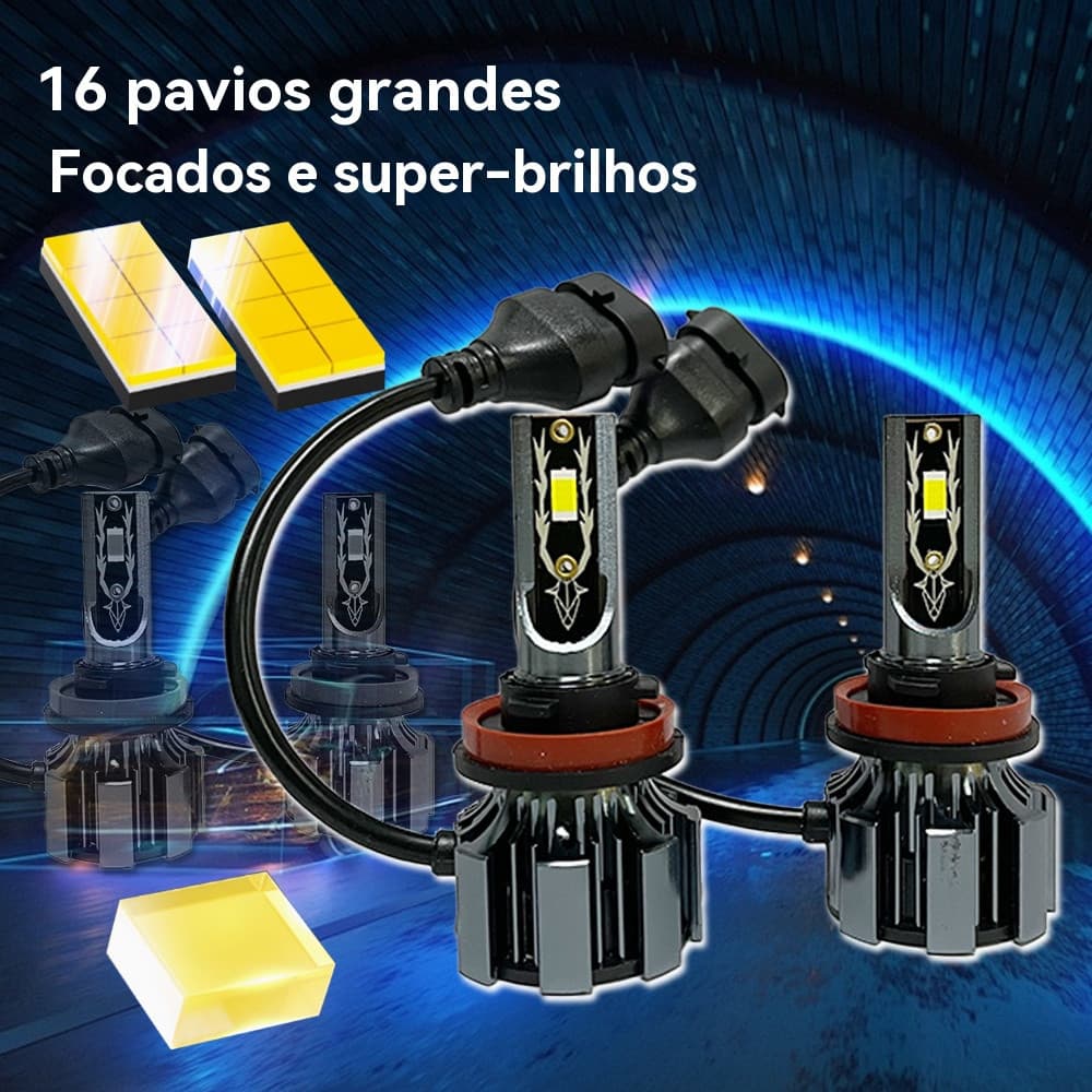 Farol De Carro T6-h4, Lâmpadas De Carro, Lâmpadas De Neblina
