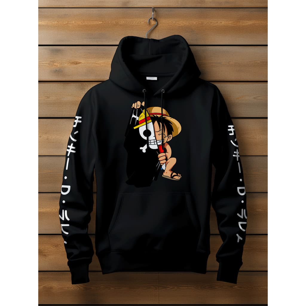 Moletom Canguru Monkey D Luffy One Piece unissex