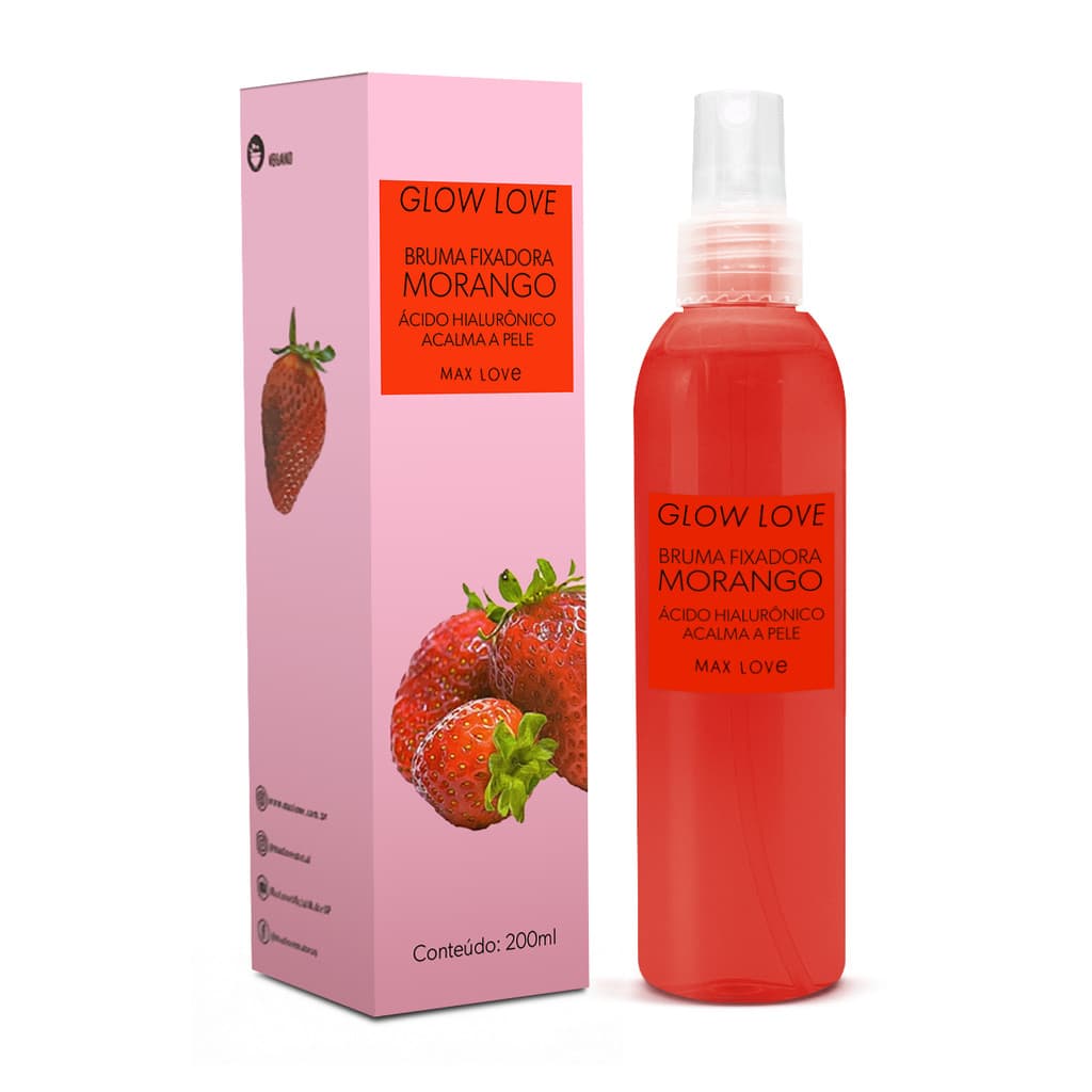 Bruma Fixadora Glow Love Morango