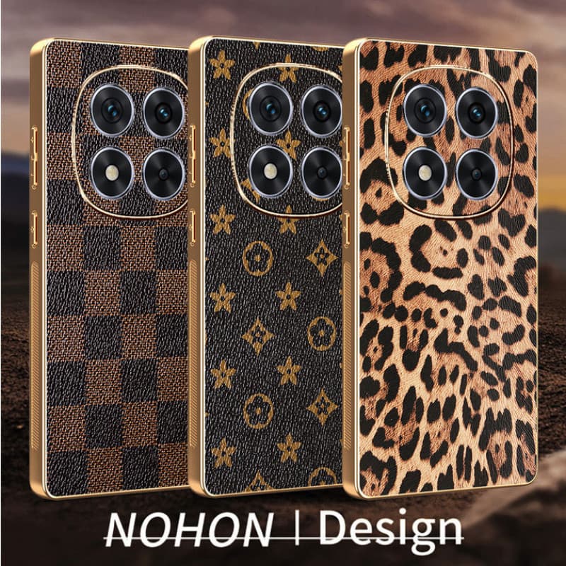 Capa de celular Telefone de Couro Luxuosa para Xiaomi Redmi Note 15 Pro+ 14 13 12 11 Pro Plus 5G 4G Capinha anti impacto