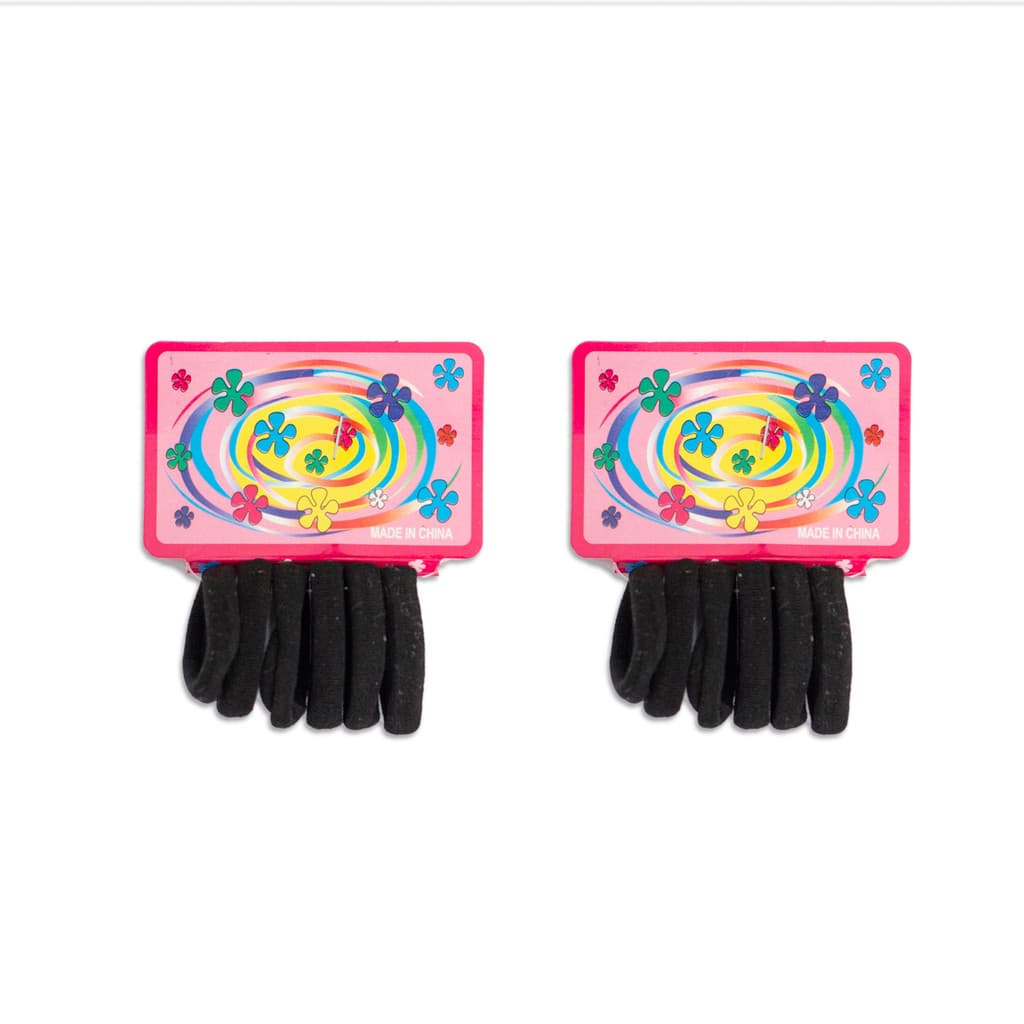 Xuxinha de Cabelo Preta Pequena - 6 unidades