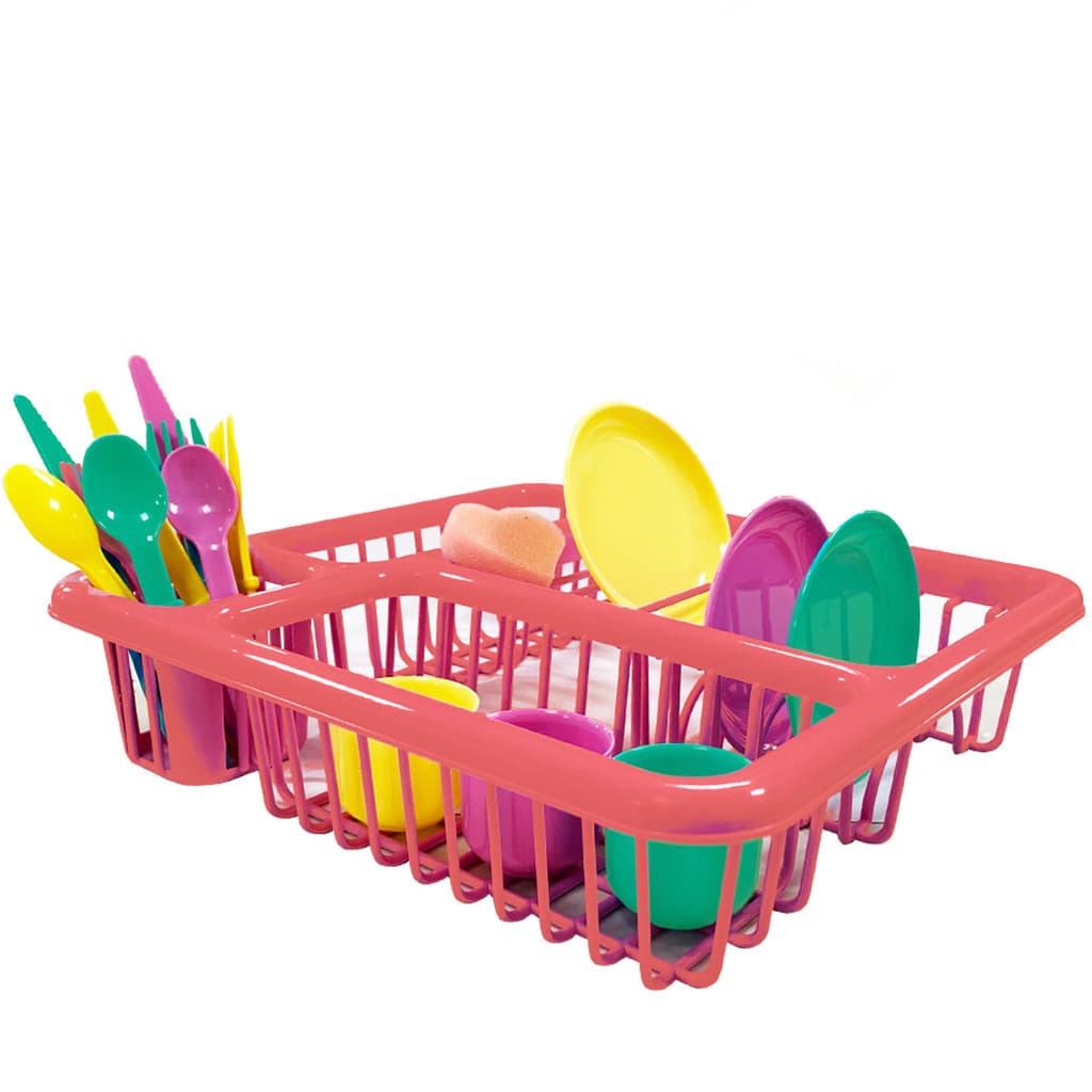 Escorredor de Loucinha Brinquedo de Cozinha para Meninas Homeplay