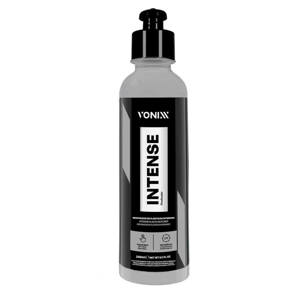 Intense Renovador de Plásticos Internos 240ml Toque Seco Proteção UV Acabamento Natural Durabilidade 6 Meses