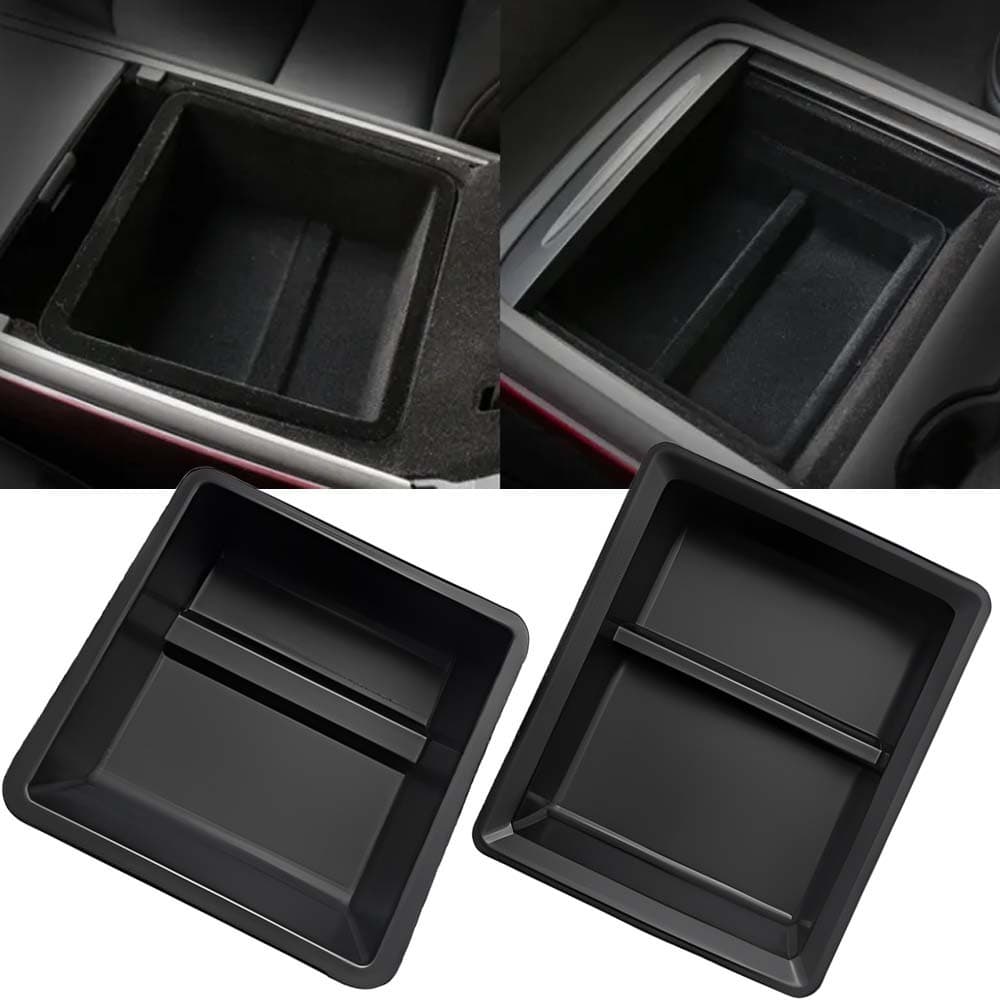 Console Central Do Carro Organizador Bandeja Braço Cubby Caixa De Armazenamento Apto Para Tesla Modelo 3 2019-2023 Y 202