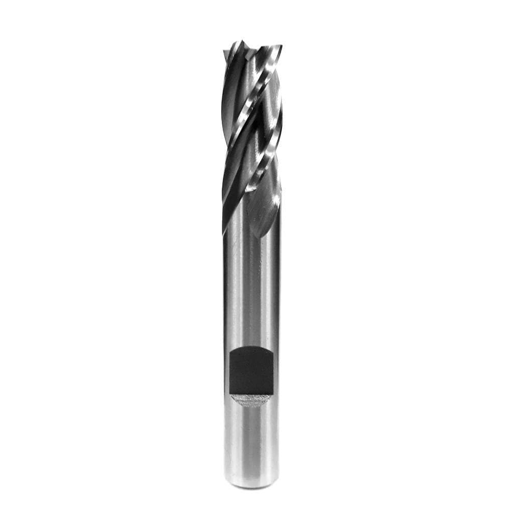 Fresa 4 Cortes DIN 844 16mm Standard Kombat HSS Aço Rápido
