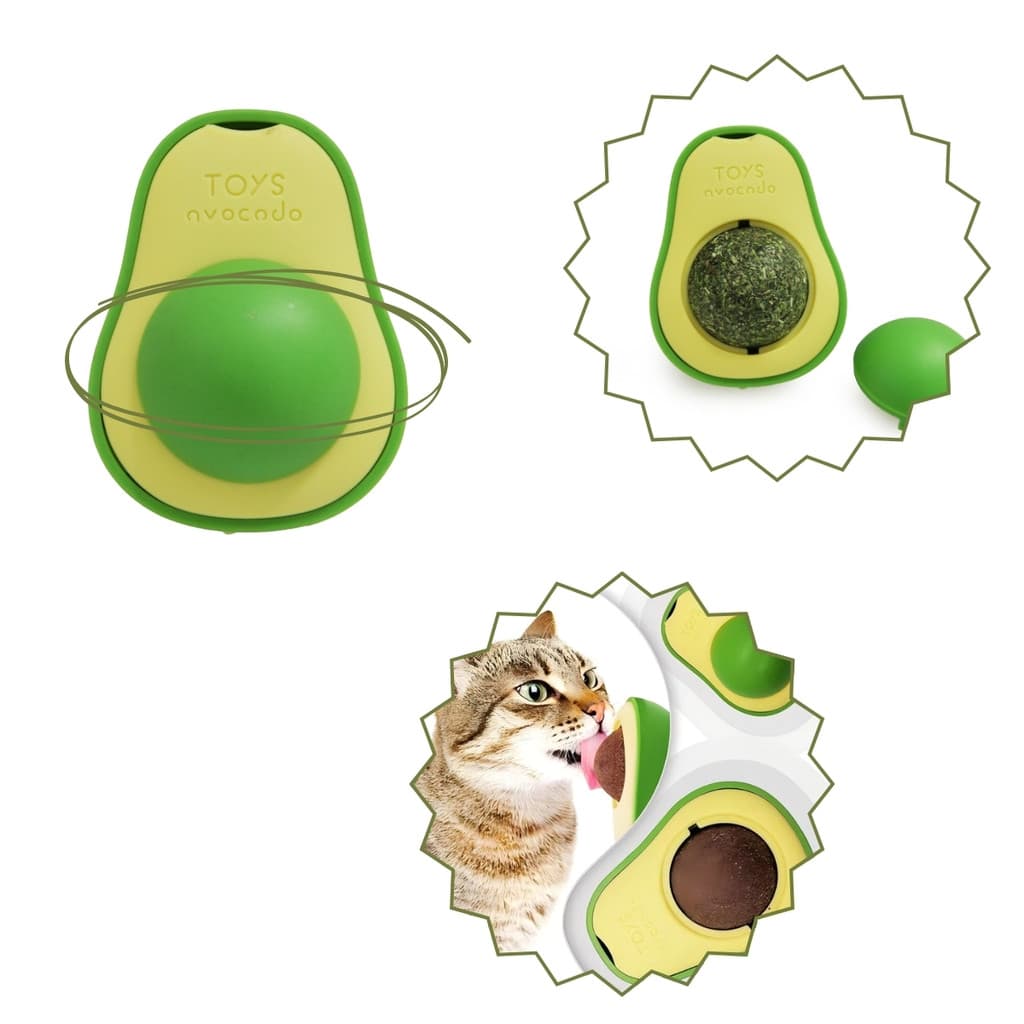 Abacate De Brinquedo Para Gatos Com Catnip Erva De Gato