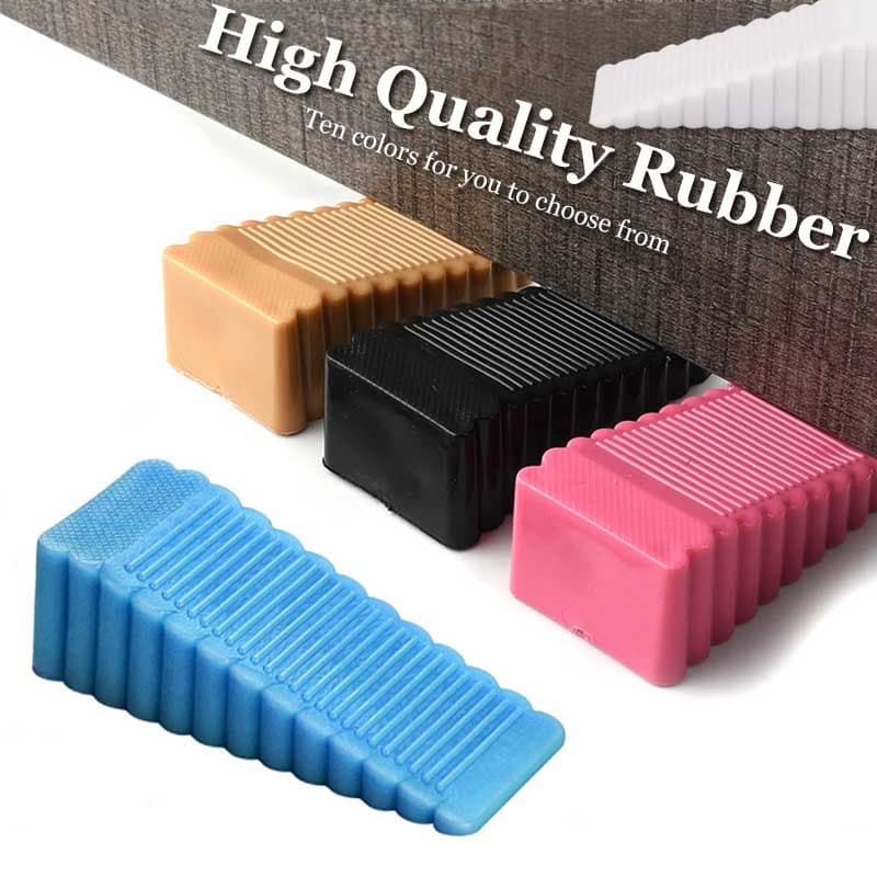 1 Pçs Segurança Silicone Porta Parar Rolhas Bloco Cunha Doorstops Rolha De Escritório Em Casa Retentor Traseiro Anti-Col
