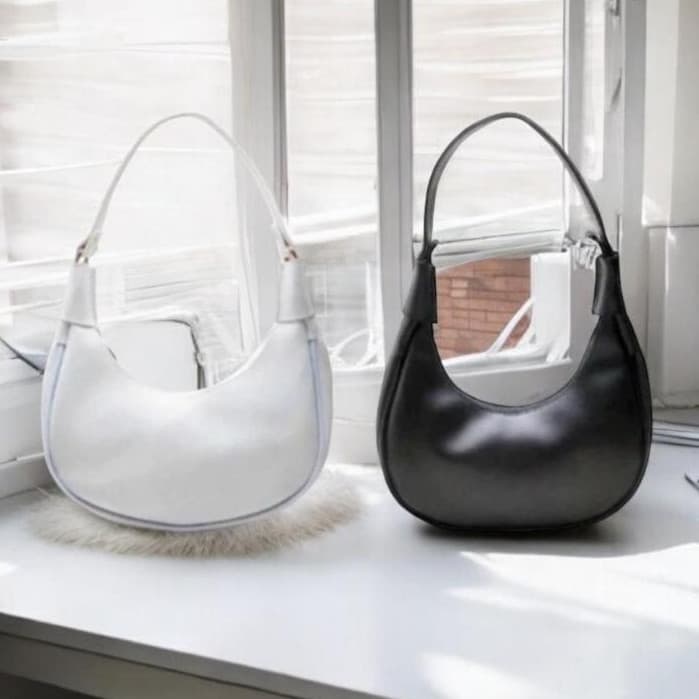 Kit 2 Linda Bolsa Meia Lua Santon de Ombro Promoção
