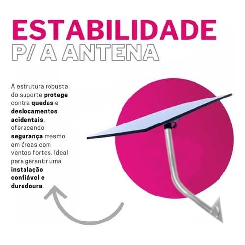 Suporte Starlink Gen3 Fixacao Telhado Vertical Ou Horizontal