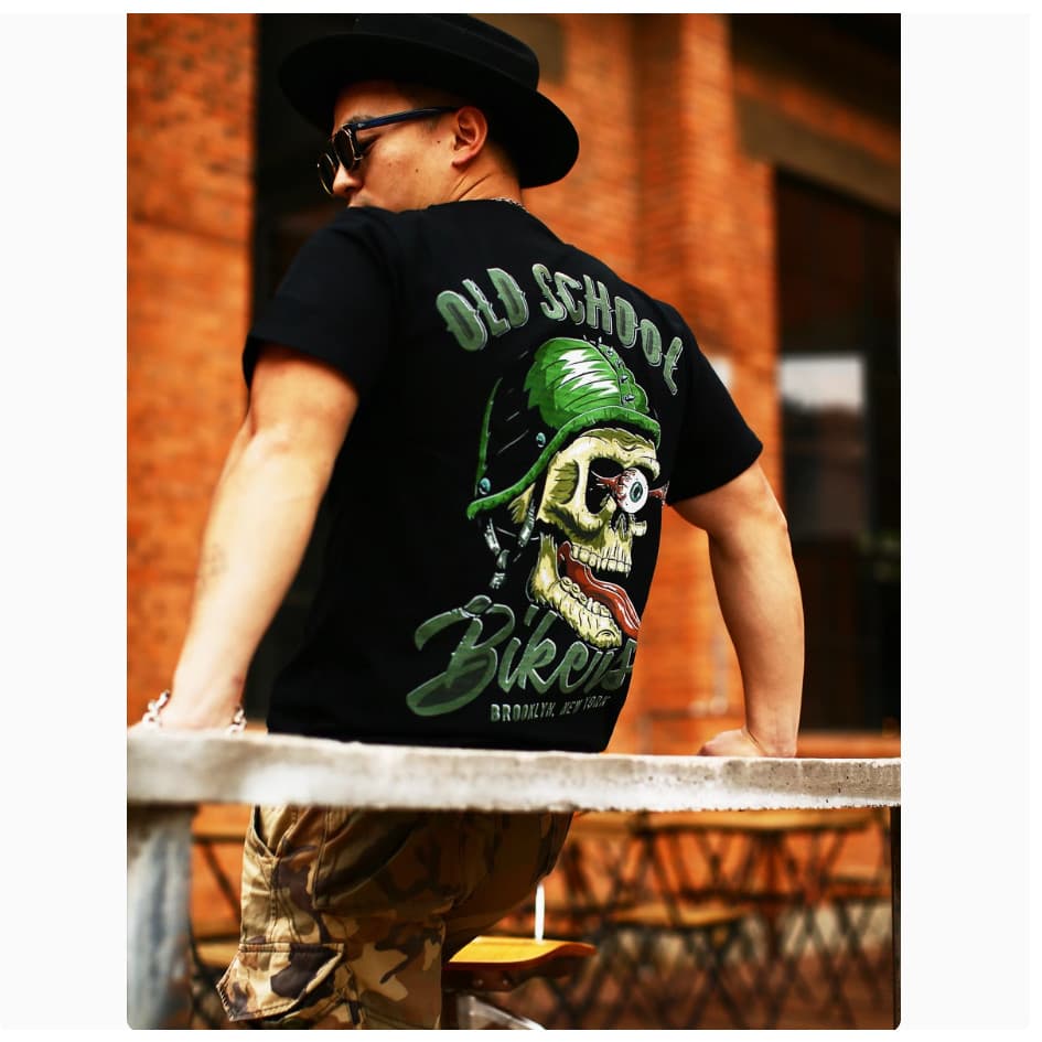 BEAST FASHION Camisa Oversized Masculino Jiu Jitsu Caveira Faixa Preta 100% Algodão Roupa de Acad Envio 5
