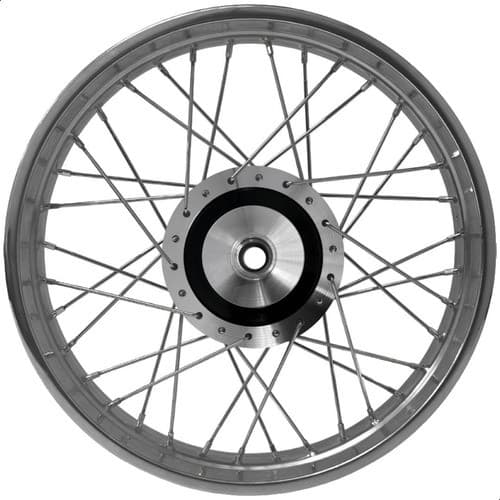 Roda Dianteira Cromo Biz 125 110 100 Freio Tambor Diamantado
