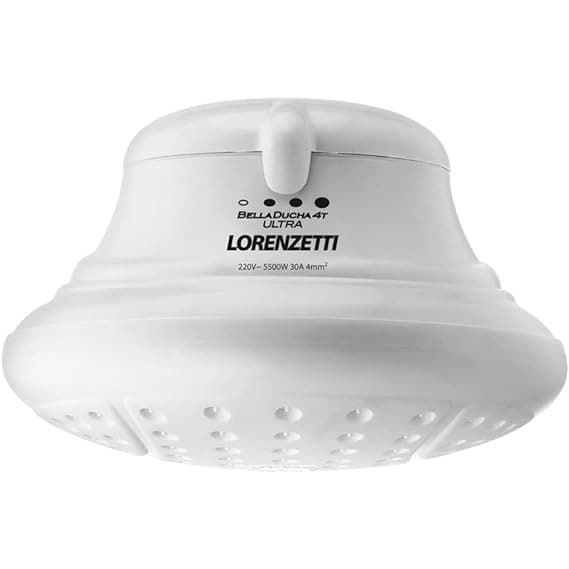Chuveiro Ducha Elétrico Branco Bella Ducha 6800W 220V Lorenzetti