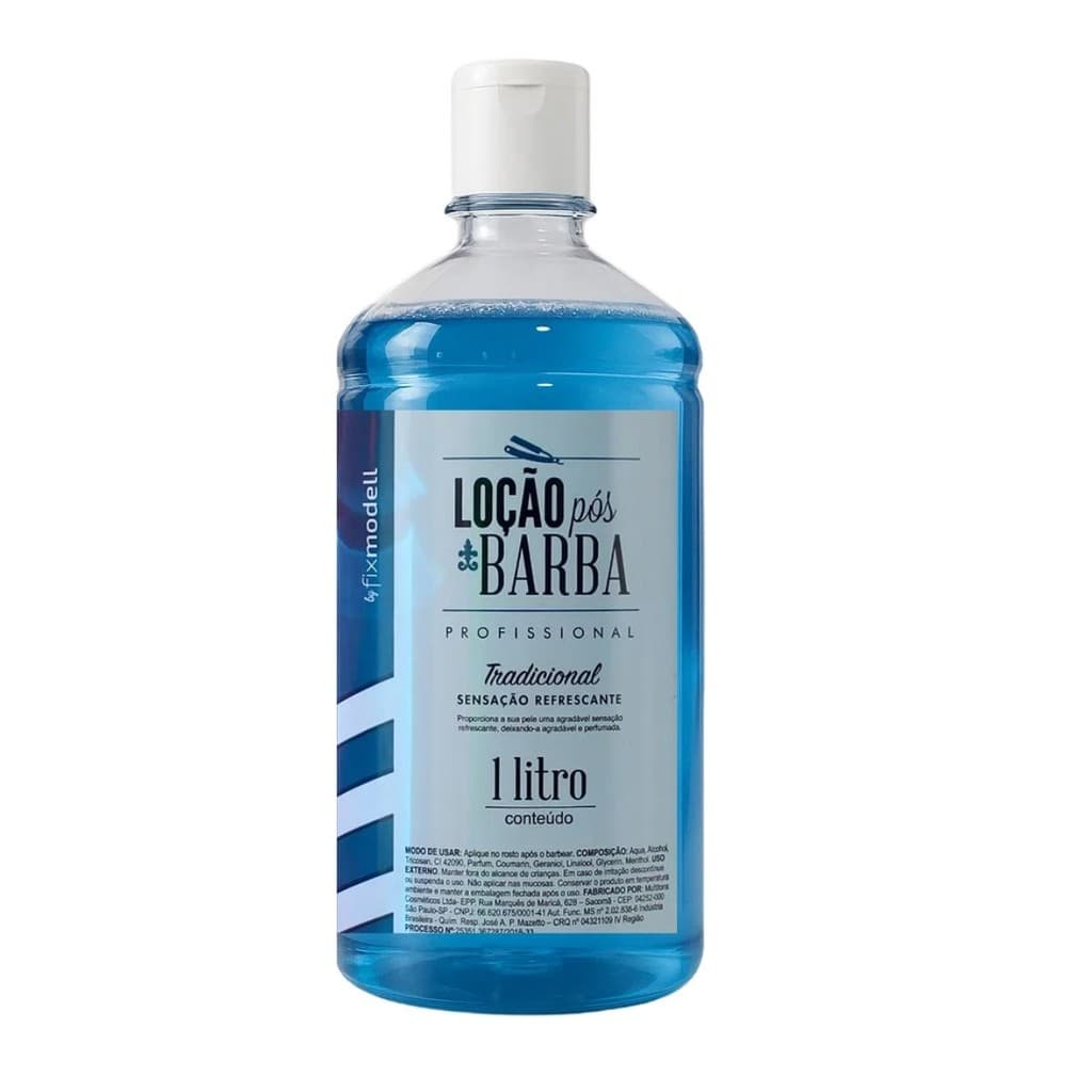 Loção Pós-Barba Lavanda Fix Modell 1L Alívio Refrescante Imediato