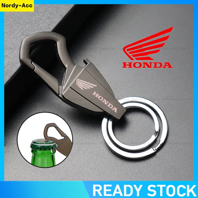 Honda Motocicleta Chaveiro Liga De Metal Logotipo Criativo Fivela Acessório Pronto Estoque Transporte Rápido Durável Cha