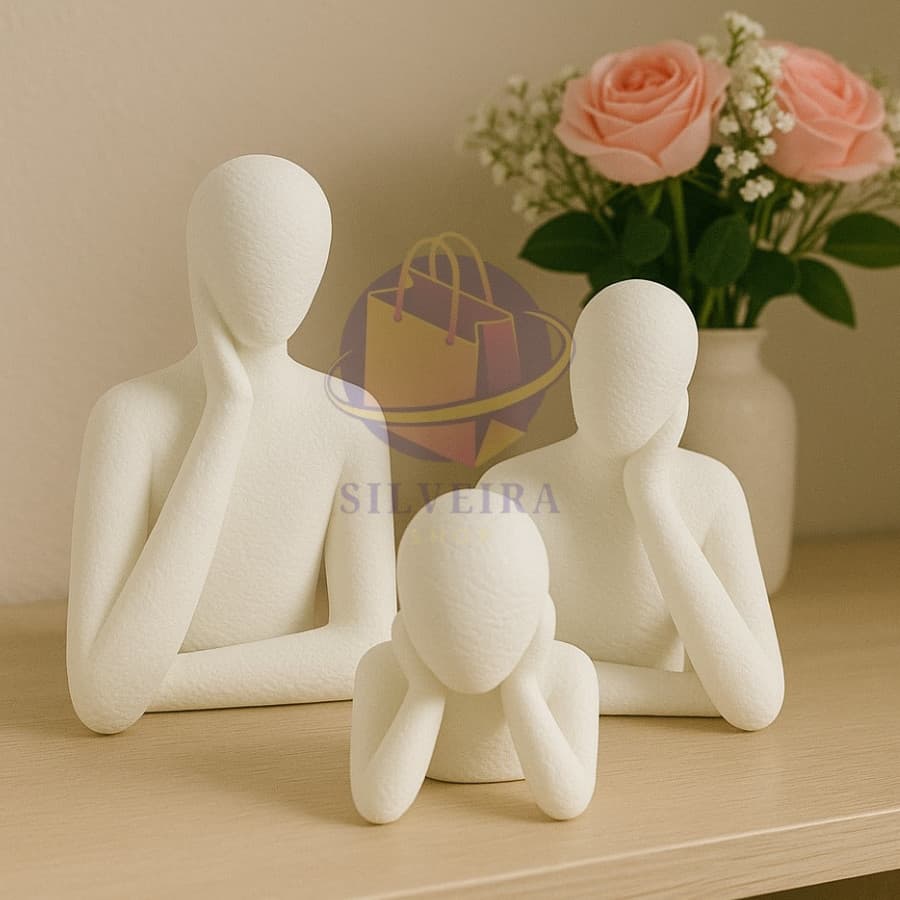 Estátua moderna família  Minimalista Casa e Decoração Escritórios