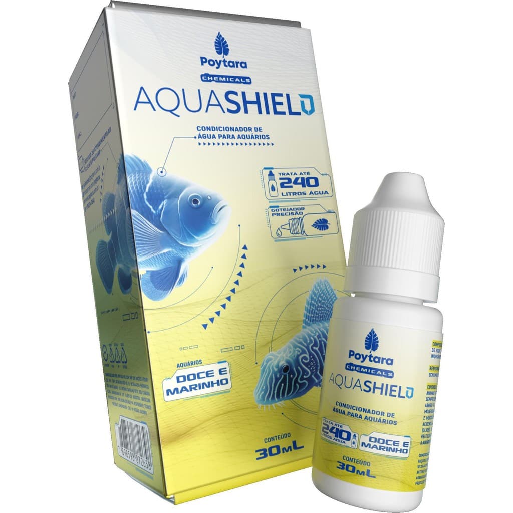 Poytara Chemicals Aquashield Condicionador 30ml Aquários