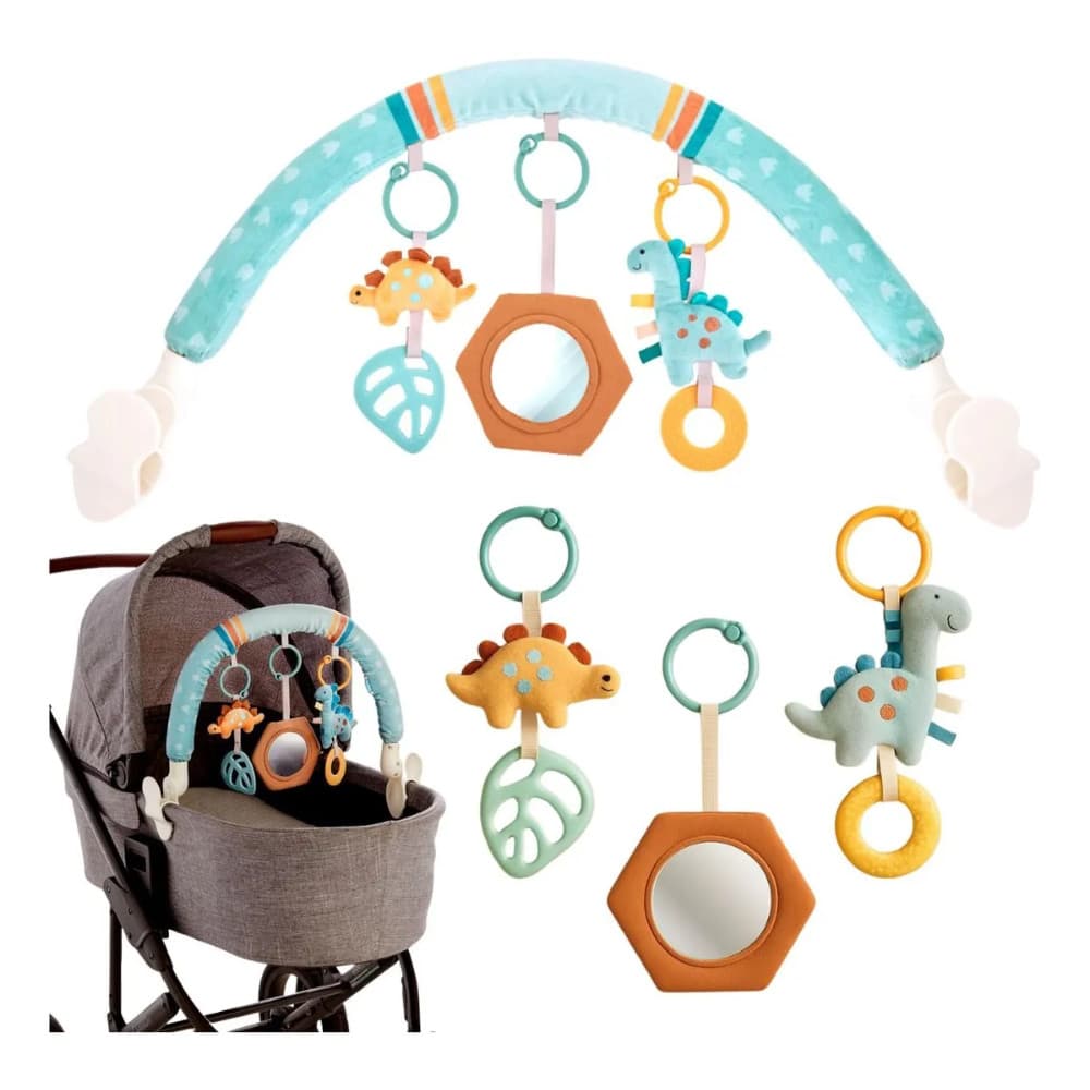 MOBILE DE ATIVIDADES PARA CARRINHO DE BEBE MAGIC DINO - BUBA