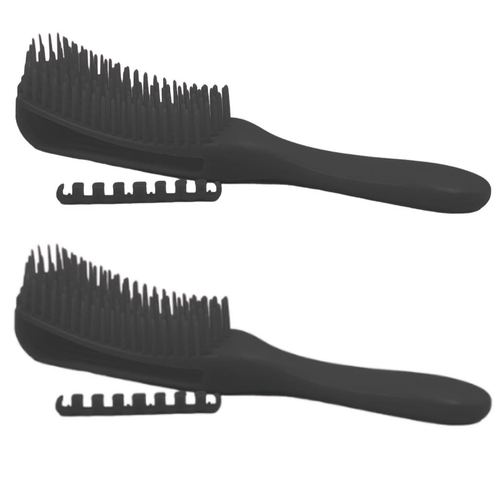 Kit com 2 Escoas Polvo Flexível Para Cabelos Ondulados