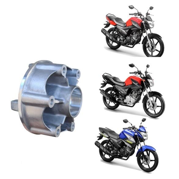 Flange Coroa Cubo Fixação Fazer 150, Factor 125i 150